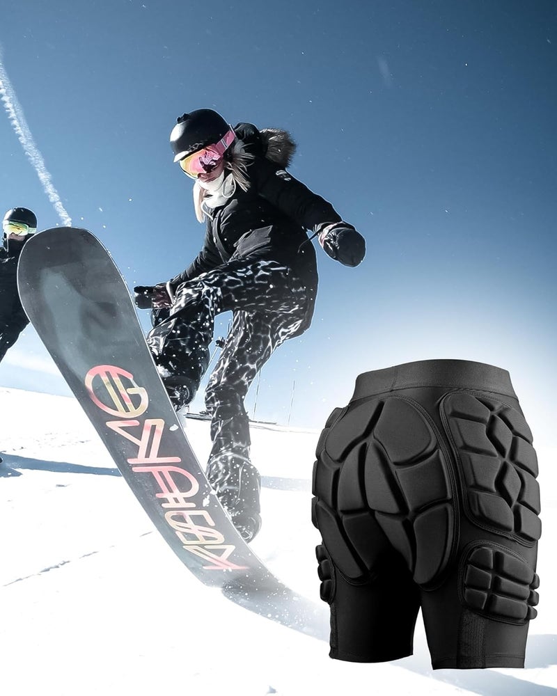 OutdoorMaster Snowboard Butt Pad - 3D Protection Impact Shorts With Thick EVA Pads for Snowboarding, Skating and Skiing - Tailbone Protection - 3 Sizes - Image 5